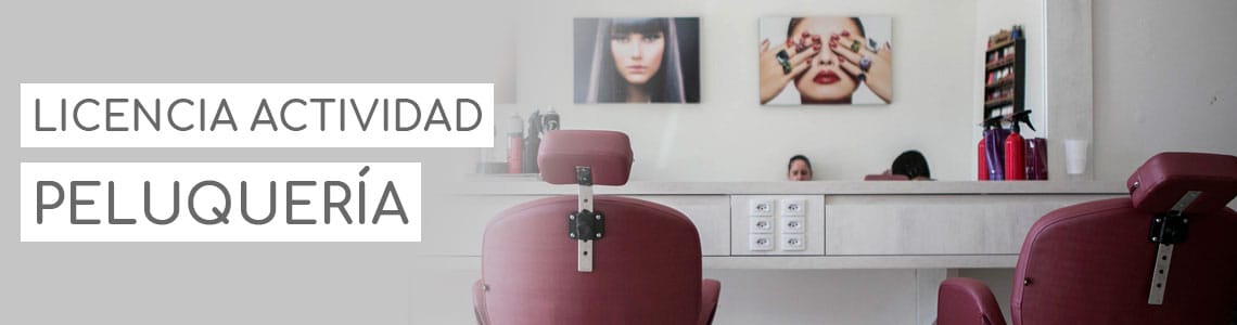 Licencia actividad peluquería